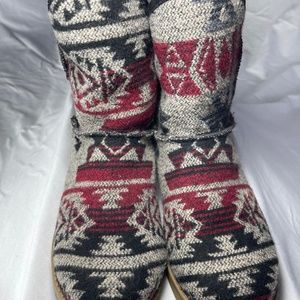 Indigo Rd. Women’s Ashley Fabric Ankle Boots Cold, Blue-multi, Size US 6.5 W